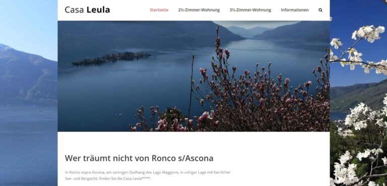 Recently finished Website – Casa Leula