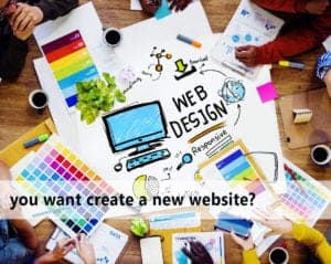 you want create a new website?