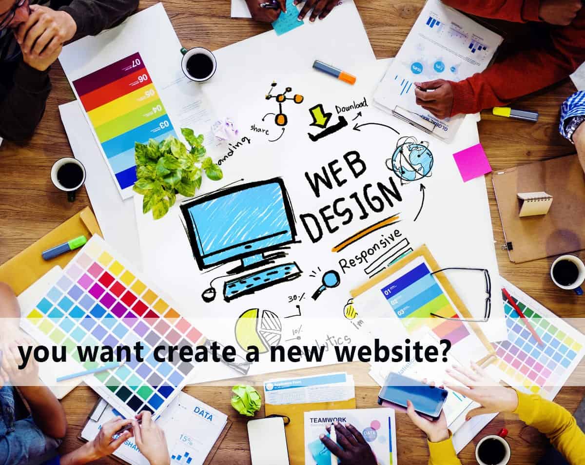 you want create a new website?