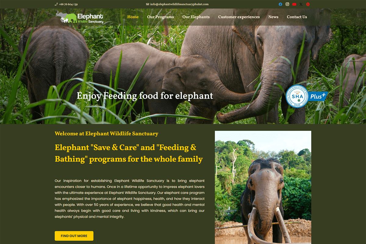 Elephant Wildlife Sanctuary Phuket